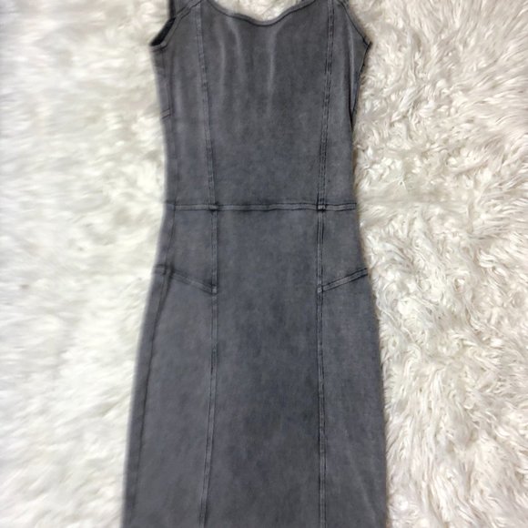 Grey zip up dress - Picture 3 of 3